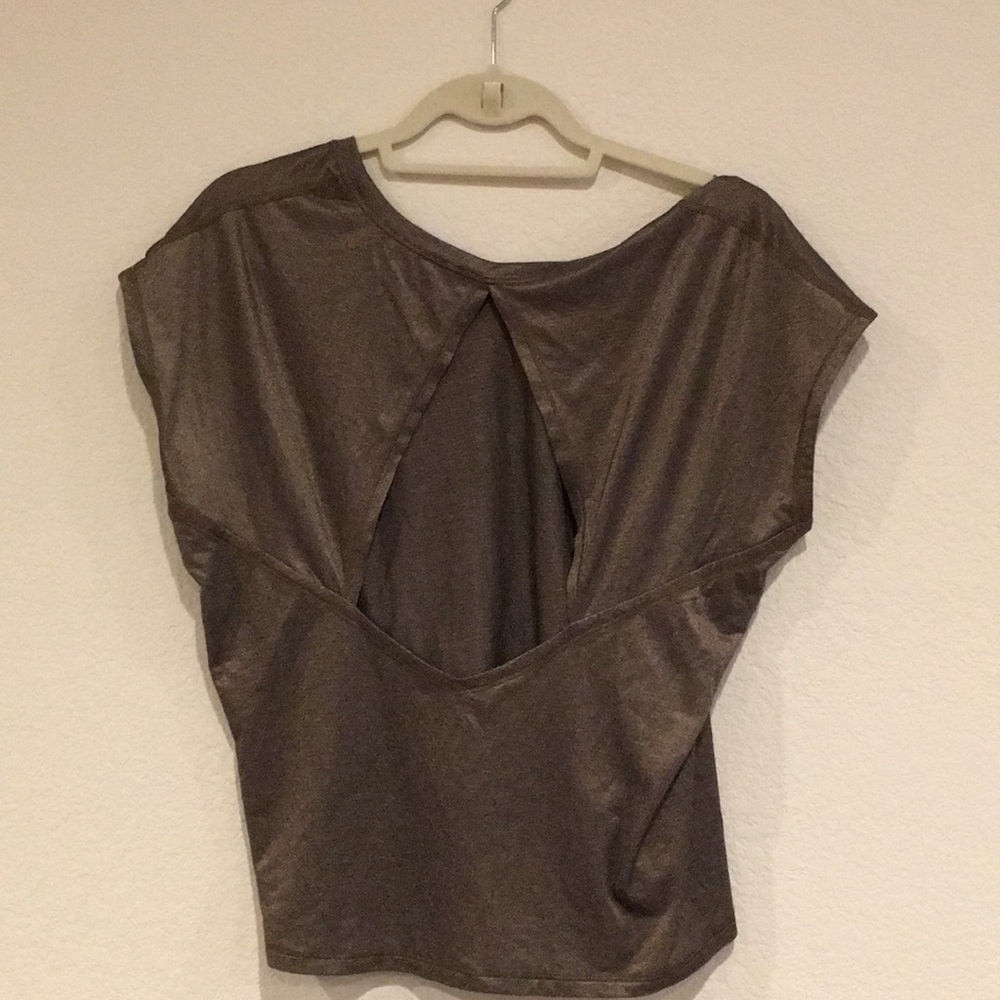 Gold Lululemon Top